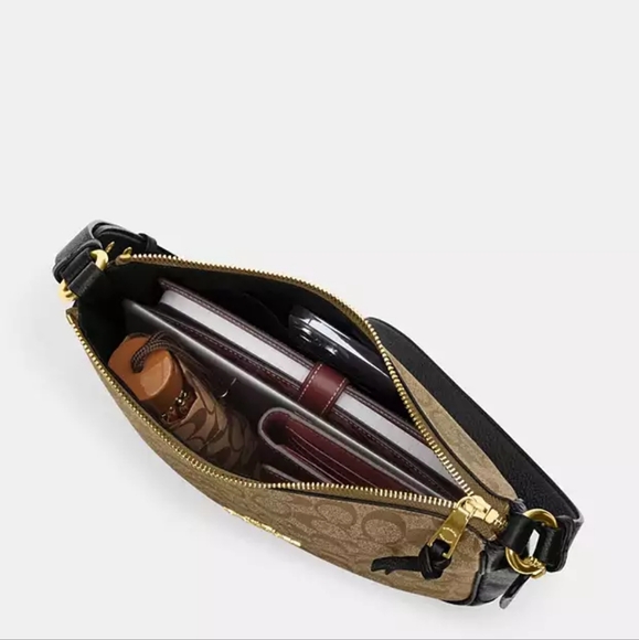 NEW Crossbody Ellie File Bag (Mustard Yellow) - COACH - Picture 5 of 12